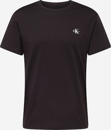 T-Shirt Calvin Klein Jeans en noir : devant