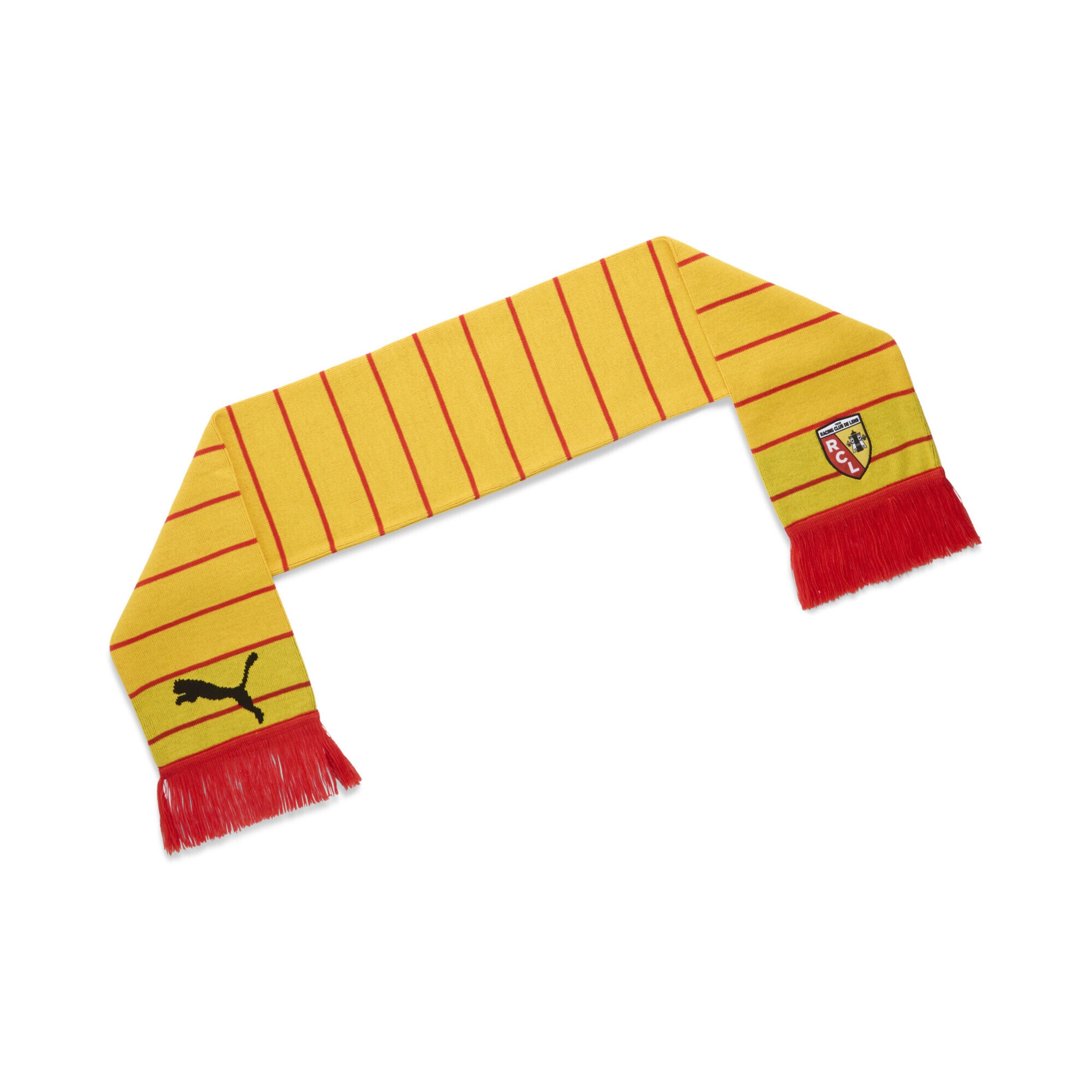 PUMA Sports scarf 'RC Lens Essentials' in Yellow: front