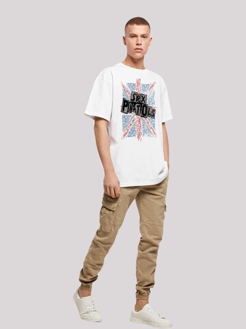 T-Shirt 'Sex Pistols Anarchy Flag' F4NT4STIC en blanc