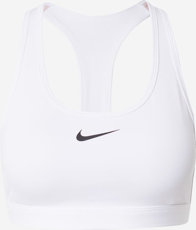 NIKE Sports bra 'Swoosh' in Black / natural white, Item view