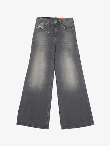 DIESEL Wide Leg Jeans '1978-J' in Grau: Vorderseite