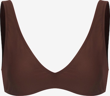 cfab (formerly creamy fabrics) Bikinitop 'Bikini Top' in Braun: Vorderseite