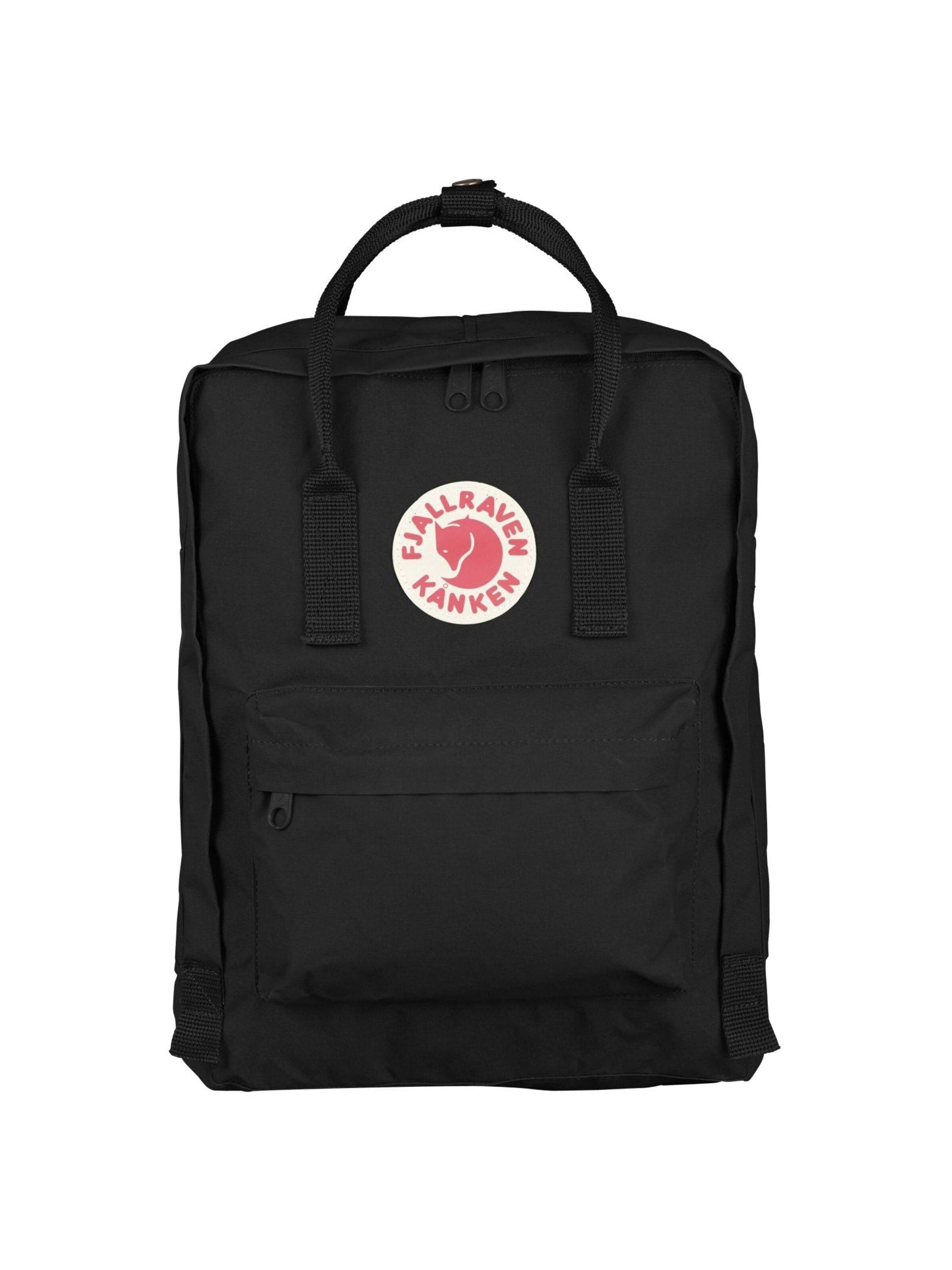 FJALLRAVEN Backpack 'Kånken' in Black: front