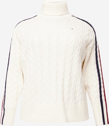 Tommy Hilfiger Curve - Jersey en beige: frente