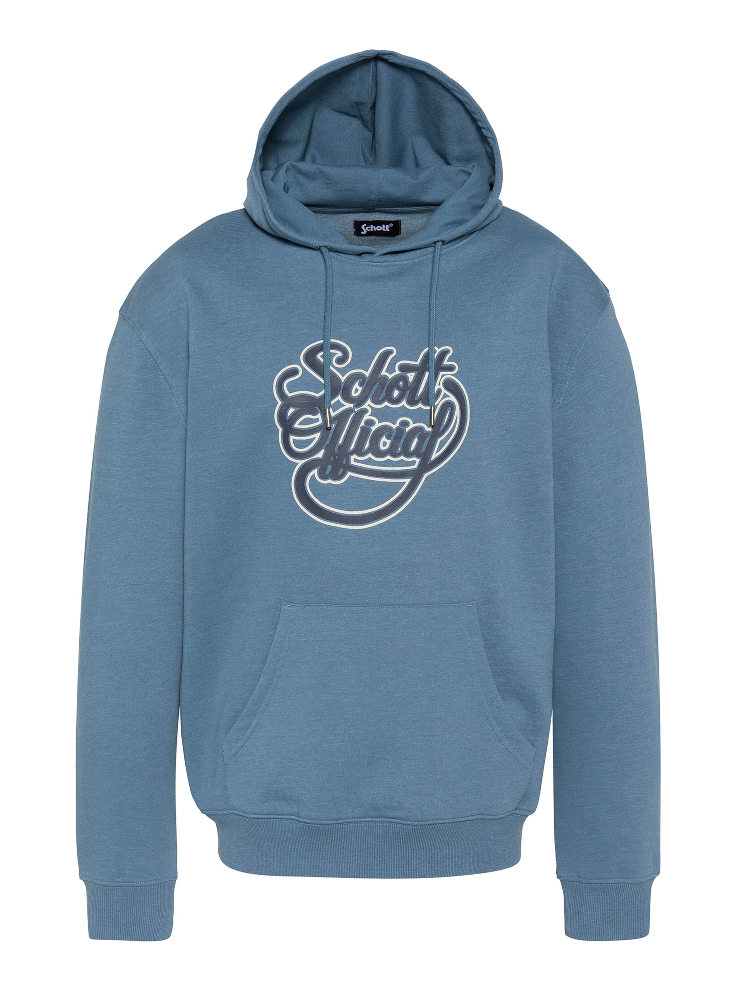 Sweat-shirt Schott NYC en bleu : devant