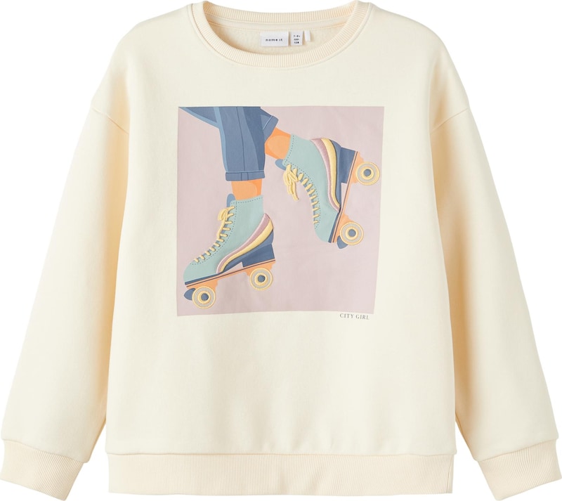 NAME IT Sweatshirt in Creme CB5921 NAME IT Sweatshirt in Creme CB5921