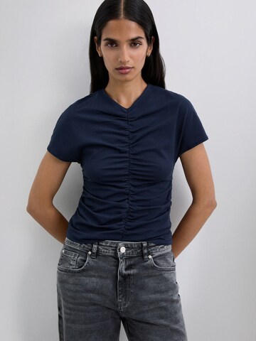 Scalpers Scgathermid Tee ' ' in Blau: Vorderseite