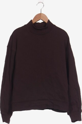 & Other Stories Sweatshirt & Zip-Up Hoodie in S in Brown: front