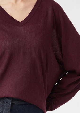 COMMA Pullover in Rot