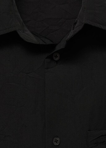 MANGO MAN Regular fit Button Up Shirt 'Acrux' in Black
