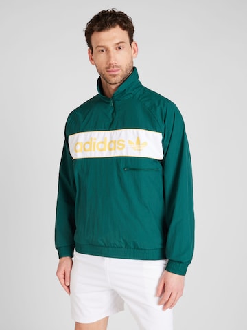 ADIDAS ORIGINALS - Chaqueta de entretiempo en verde: frente