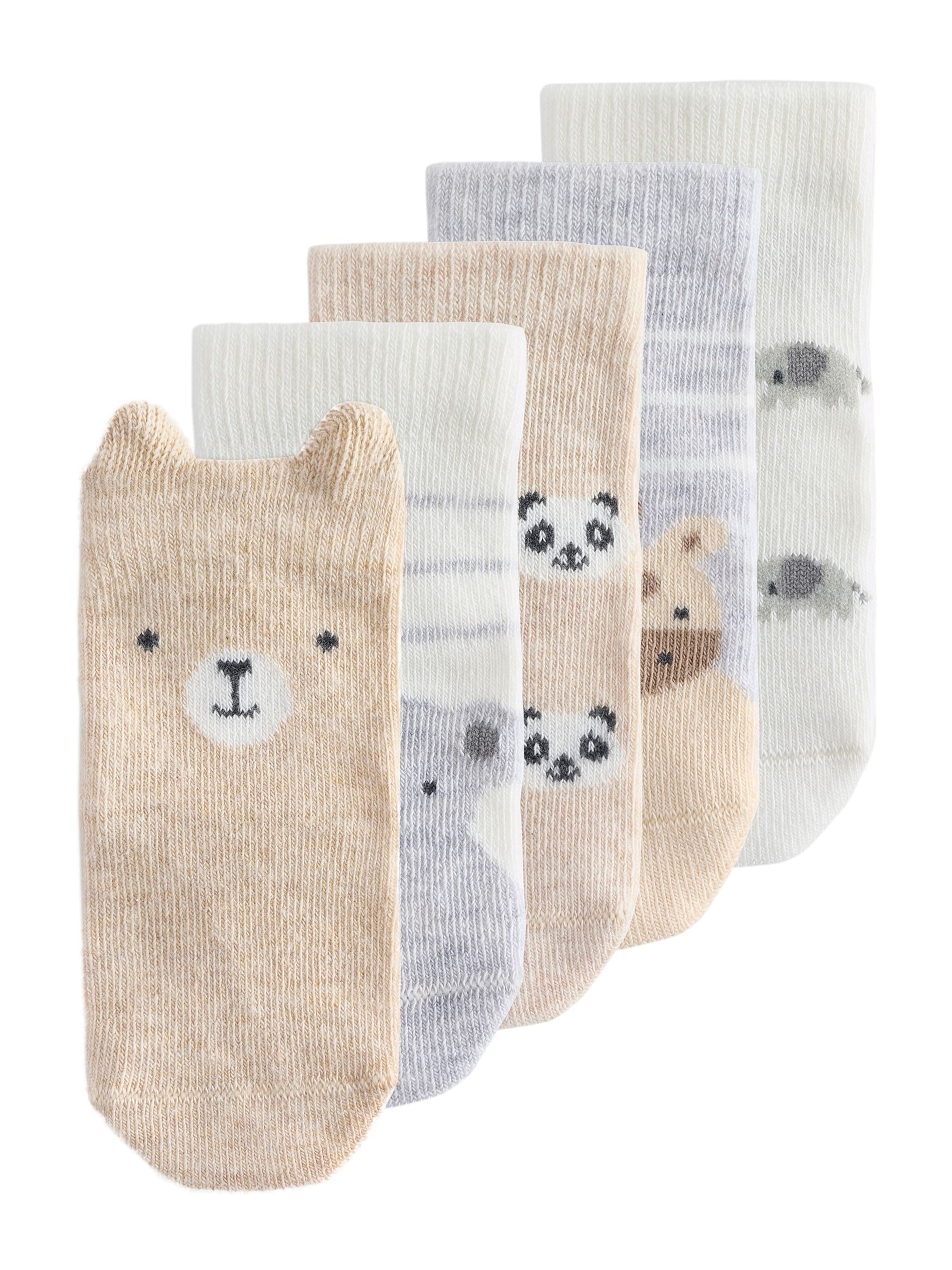 Chaussettes Next en beige : devant