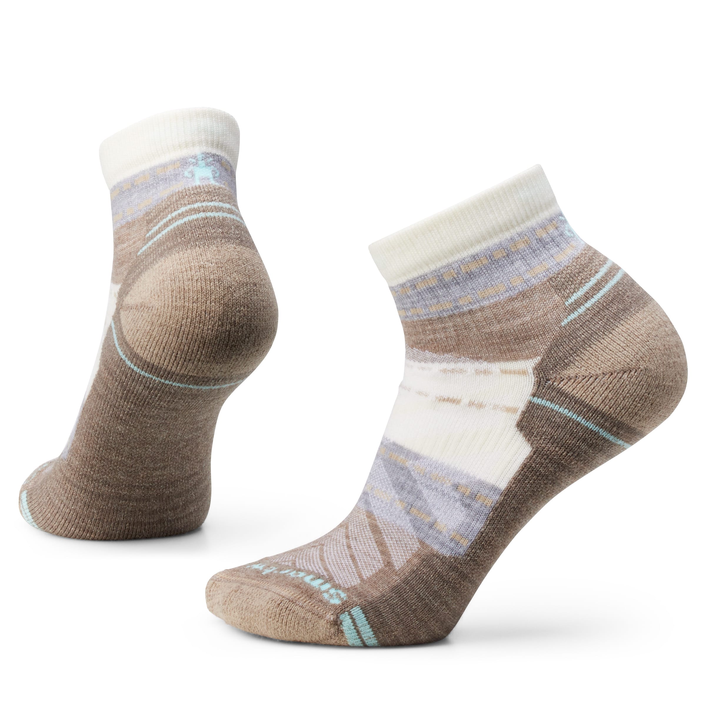 Chaussettes 'Hike Light Cushion Margarita' SMARTWOOL en beige : devant