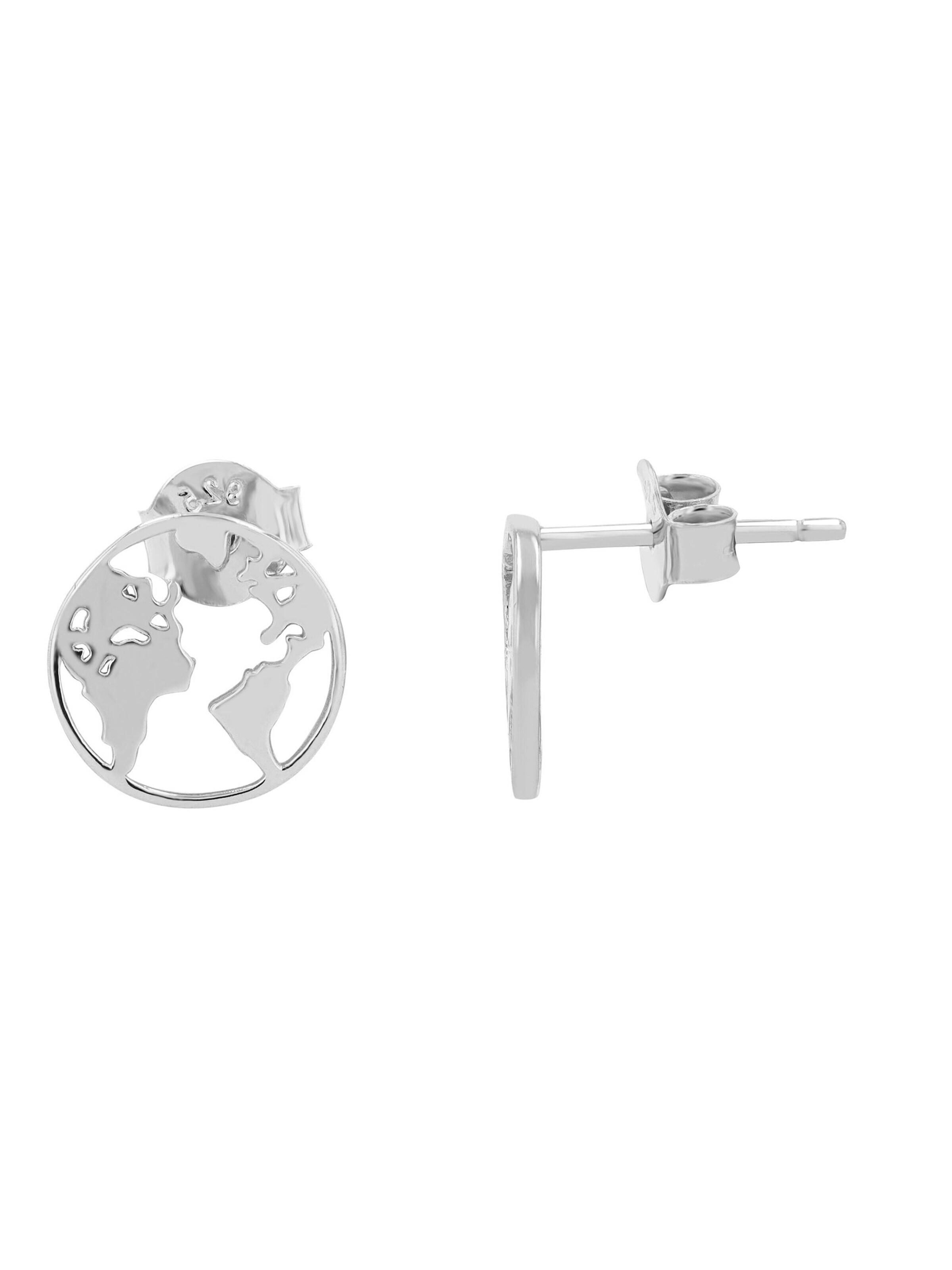 Akzent Earrings '"Odin" aus 925 Sterlingsilber, rhodiniert, langlebig' in Silver