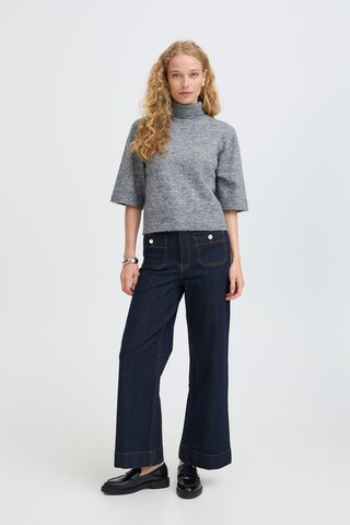 b.young Wide leg Jeans 'KOMMA' in Blauw