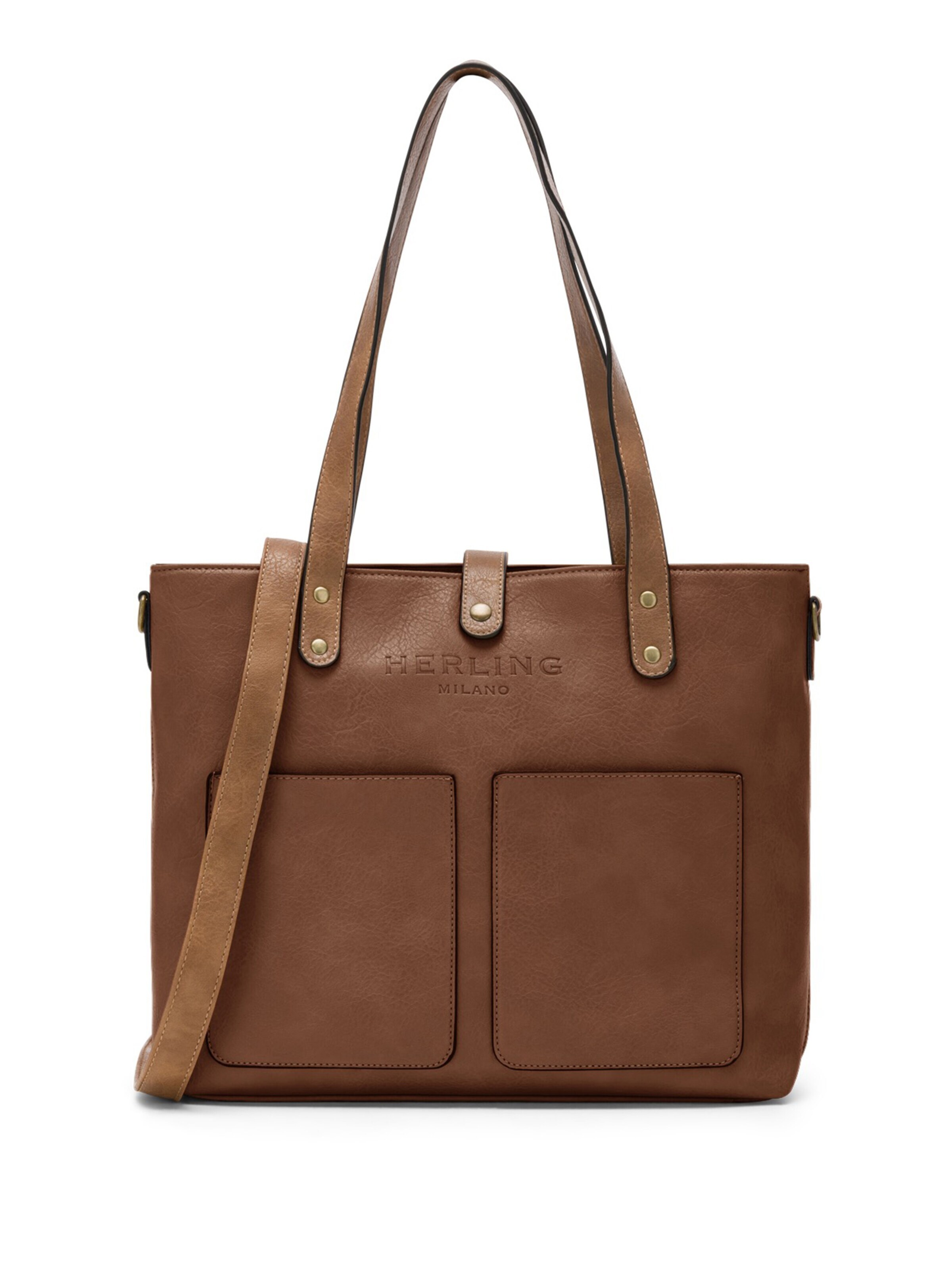 Herling Shopper 'Beraud' in Brown: front