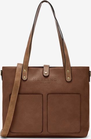 Herling Shopper 'Beraud' in Brown: front