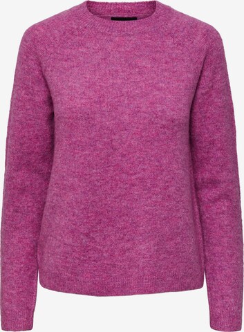 Pull-over 'Juliana' PIECES en violet : devant