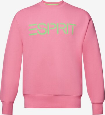 Sweat-shirt ESPRIT en rose : devant