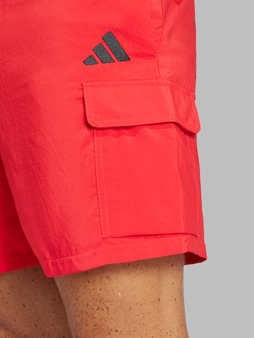 ADIDAS SPORTSWEAR Regular Sportbyxa 'Essentials Chelsea' i röd