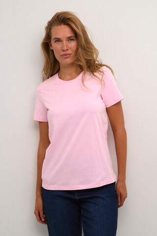 Kaffe T-shirt 'Marin' i rosa: framsida