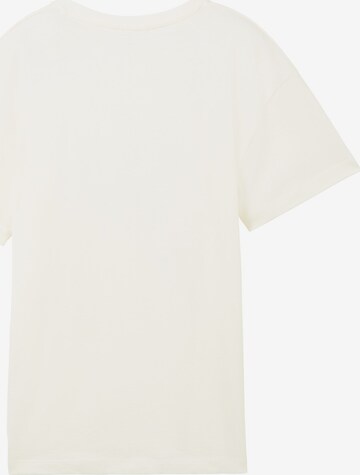 TOM TAILOR T-shirt i vit