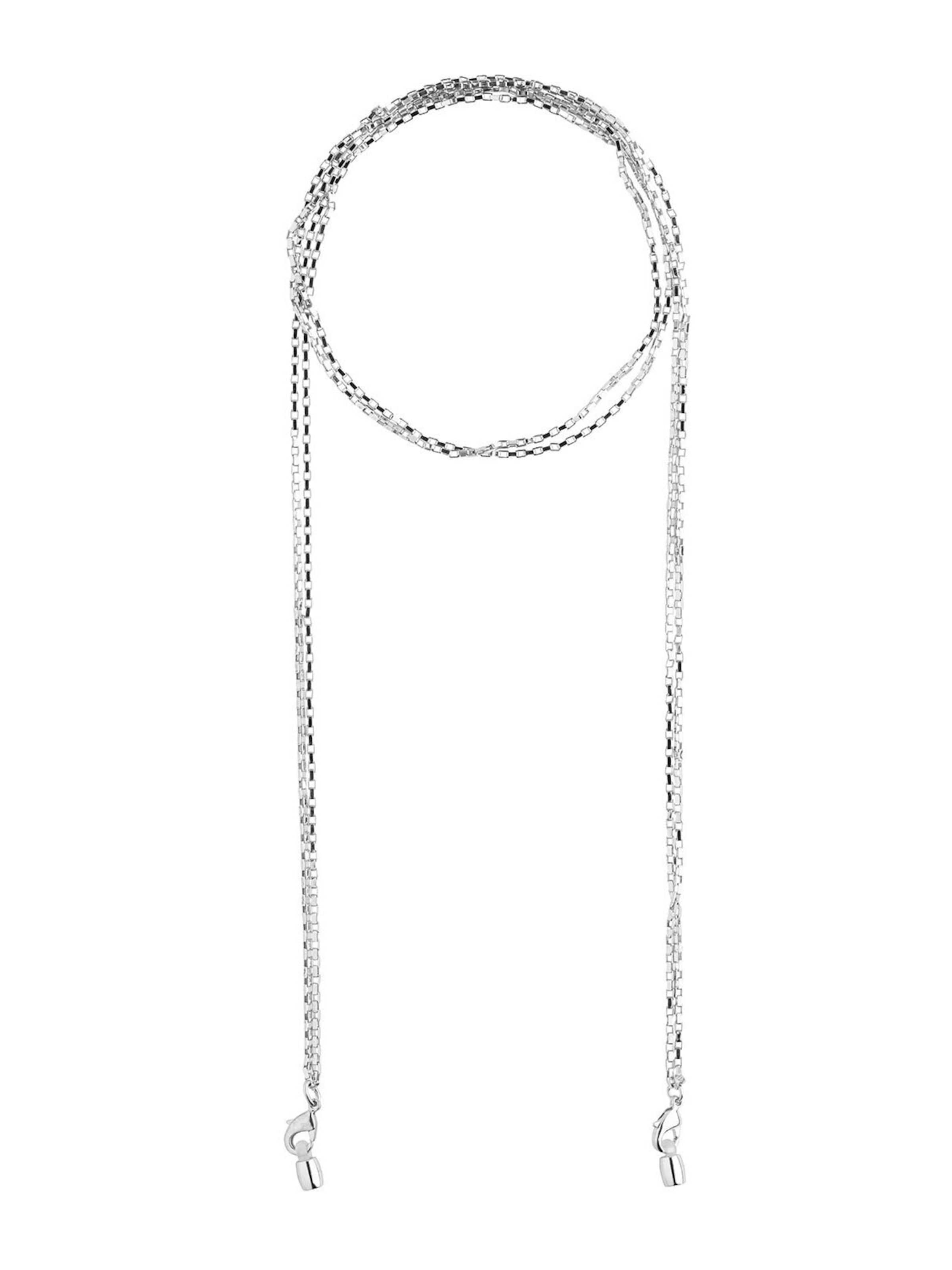Cheeky Chain Munich Ketting 'Rocky Twin' in Zilver: voorkant