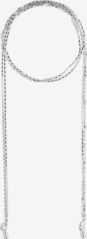 Cheeky Chain Munich Necklace 'Rocky Twin' in Silver: front