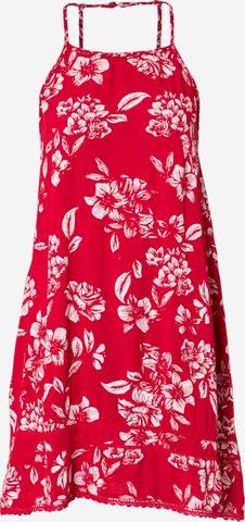 Superdry - Vestido de verão em vermelho: frente