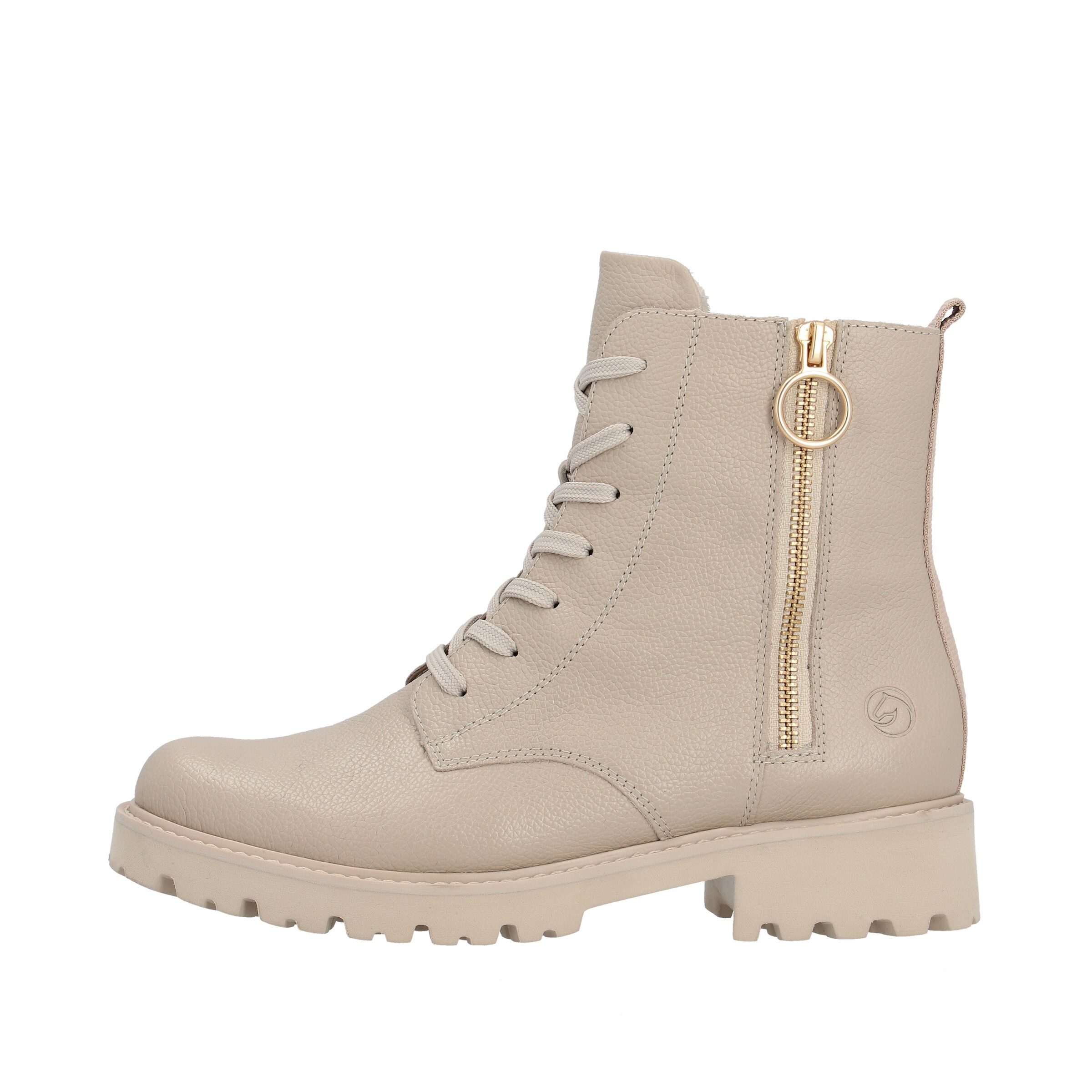 REMONTE Schnürstiefelette 'D8671' in Beige