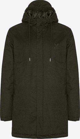 Fat Moose Between-Season Jacket 'Sailor Long' in Green: front