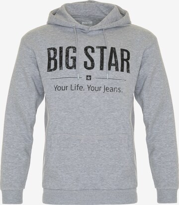 BIG STAR Sweatshirt 'Ashlyno' in Grey: front