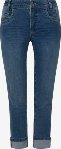 LAURASØN Slimfit Jeans in Blauw: voorkant