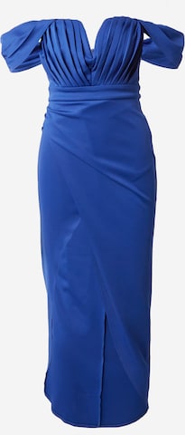 TFNC Cocktail Dress 'PAROMA' in Blue: front