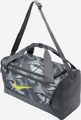 NIKE Sportovní taška 'BRASILIA 9.5' – šedá: přední strana