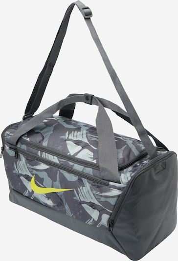 Sportinis krepšys 'BRASILIA 9.5' iš NIKE, spalva – geltona / šviesiai pilka / tamsiai pilka, Prekių apžvalga