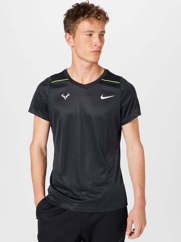 T-Shirt fonctionnel 'RAFA Challenger' NIKE en noir : devant