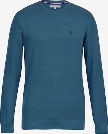 U.S. POLO ASSN. Trui 'Adair' in Groen: voorkant