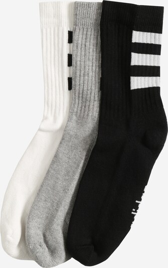 ADIDAS PERFORMANCE Athletic Socks in mottled grey / Black / White, Item view