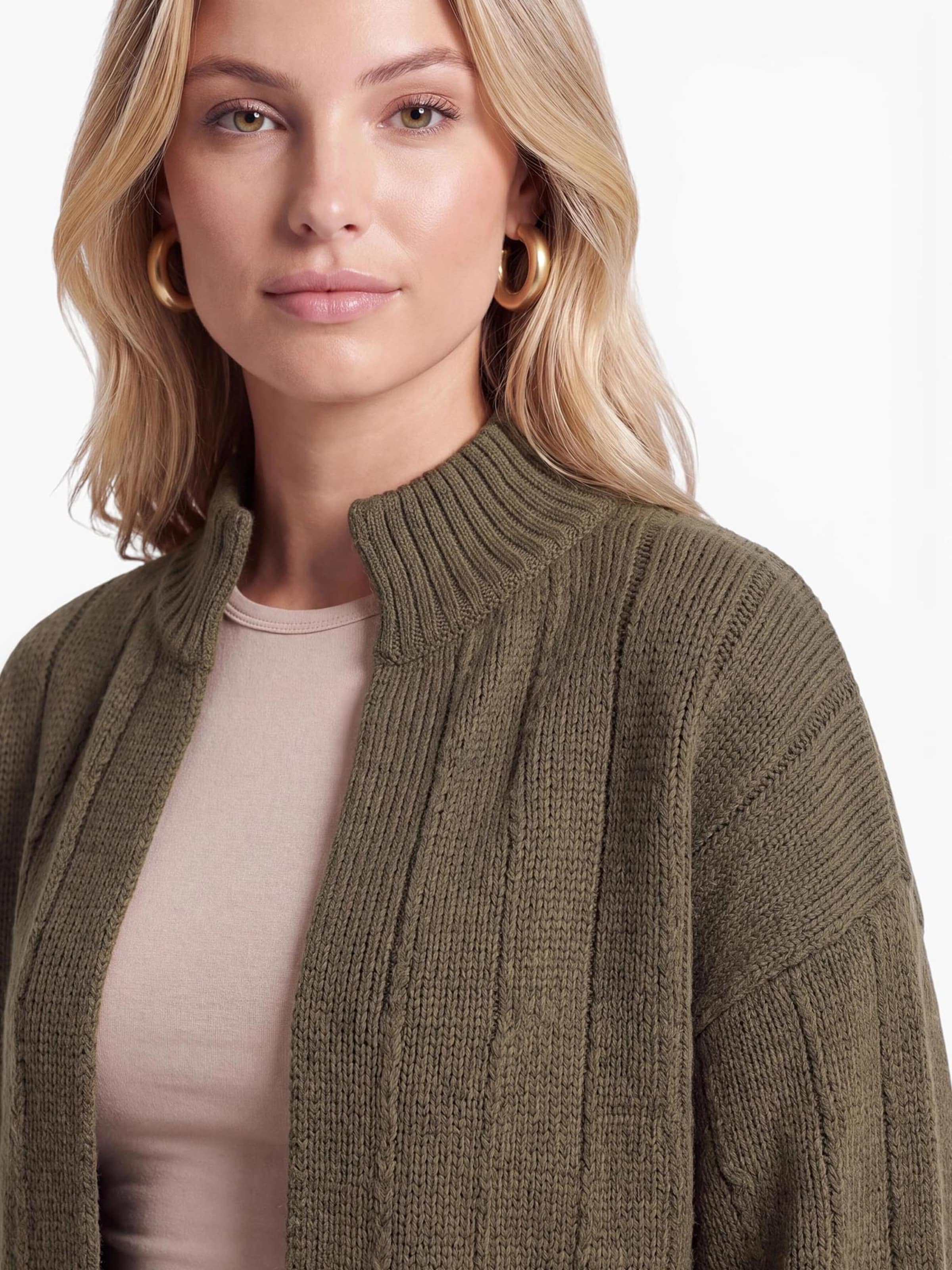 millane Gebreid vest in Groen