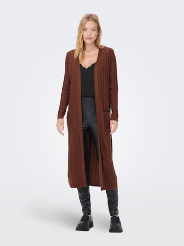 Cardigan 'Tessa' ONLY en marron