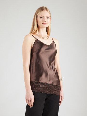 ABOUT YOU Toppi 'Christina' värissä ruskea: etupuoli