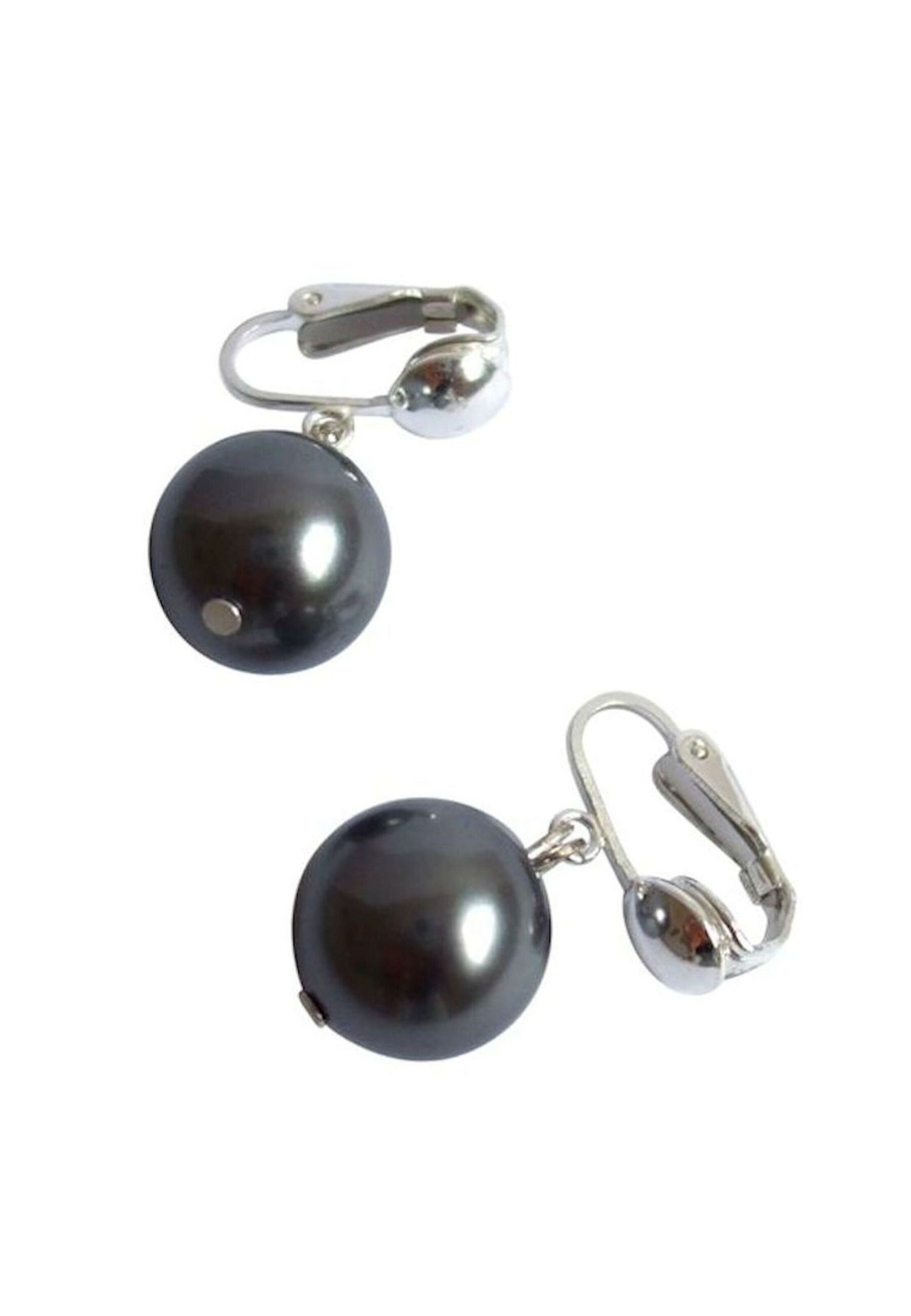 Gemshine Ohrringe in Grau