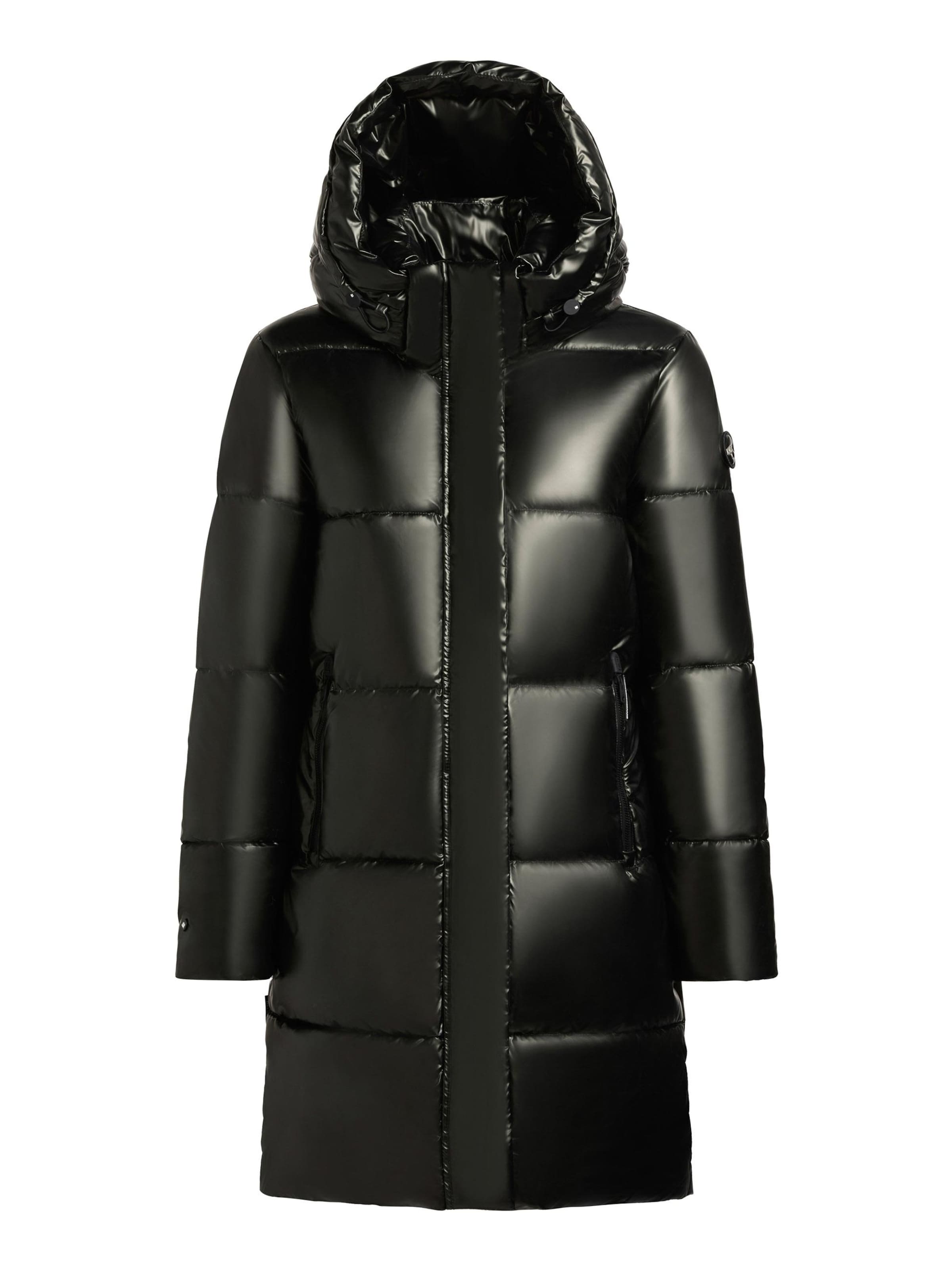 khujo Vinterfrakke 'Haya' i sort: forside