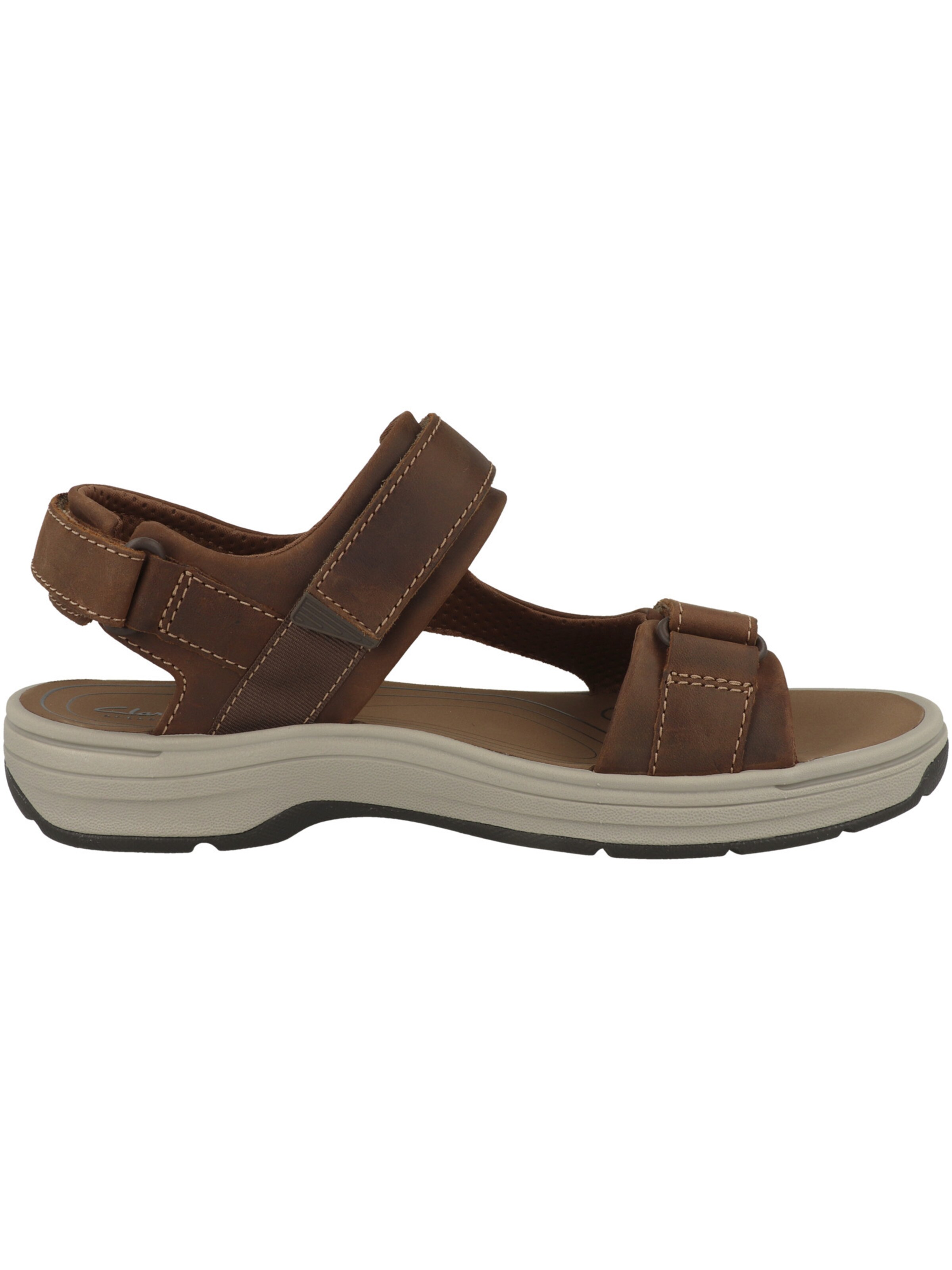 CLARKS Sandalen 'Saltway Edge' in Bruin