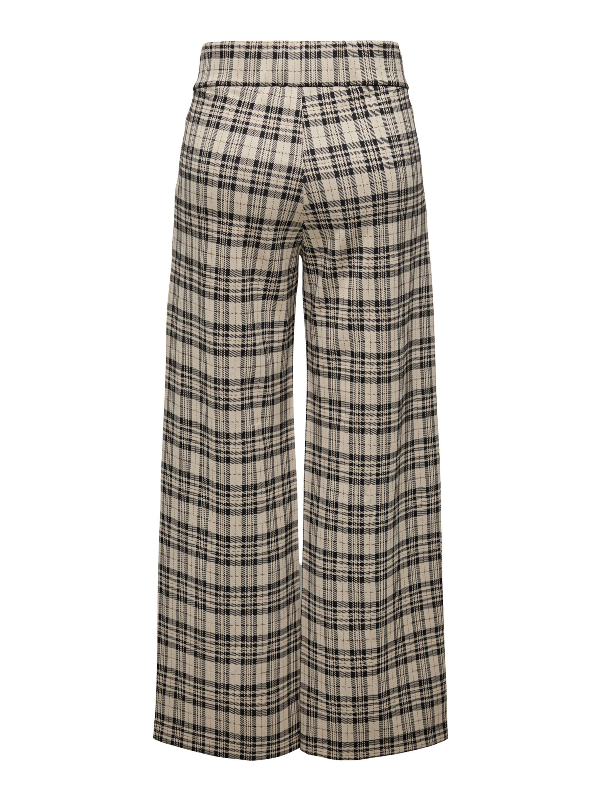 JDY Широкий Брюки со складками 'JDYGeggo Mia' в Серый