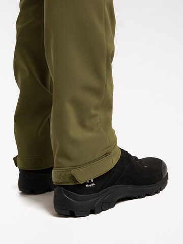 Haglöfs Slim fit Outdoor Pants 'Chilly' in Green