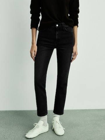 MANGO Slim fit Jeans in Black
