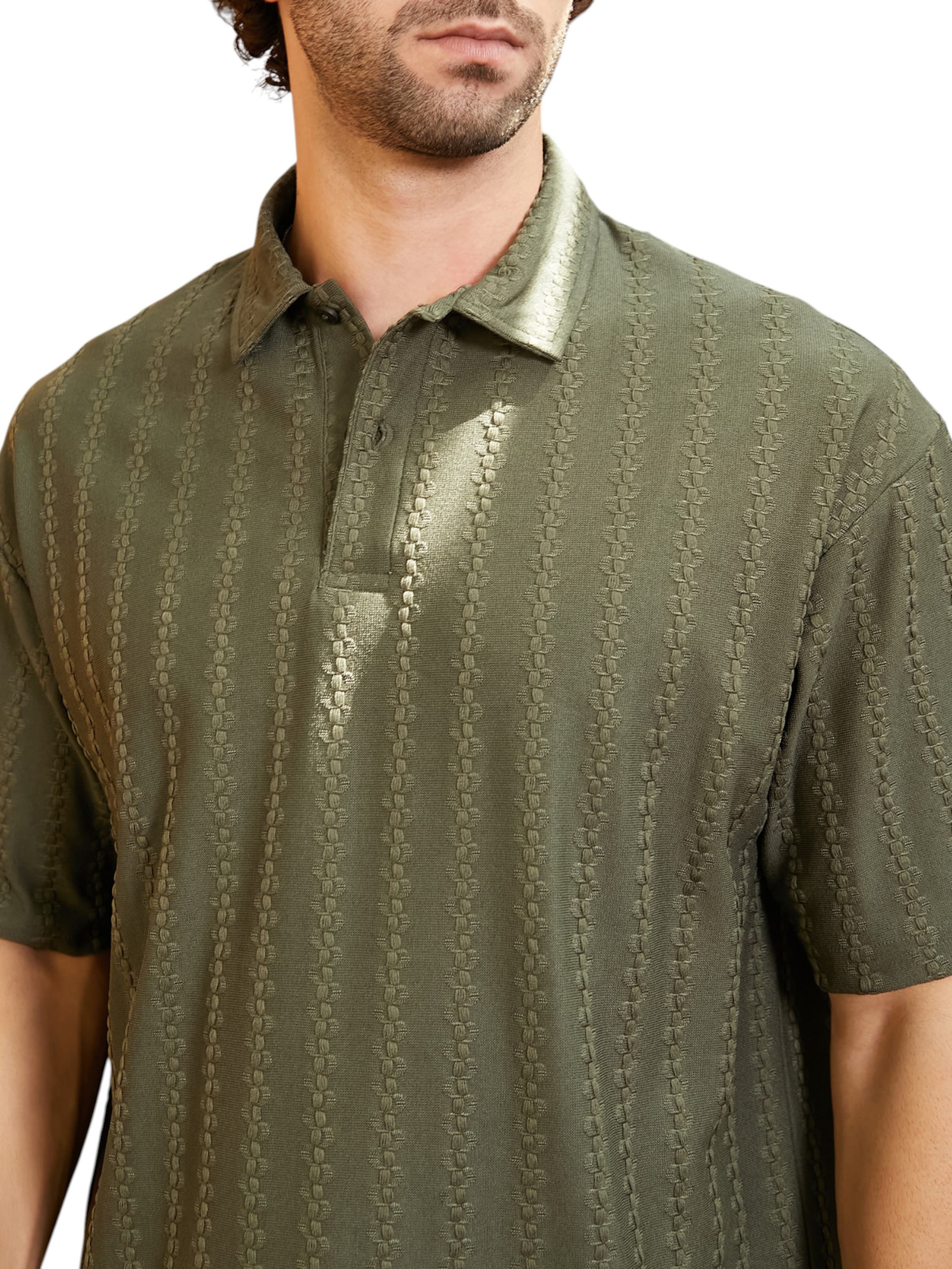 Campus Sutra Shirt in Green