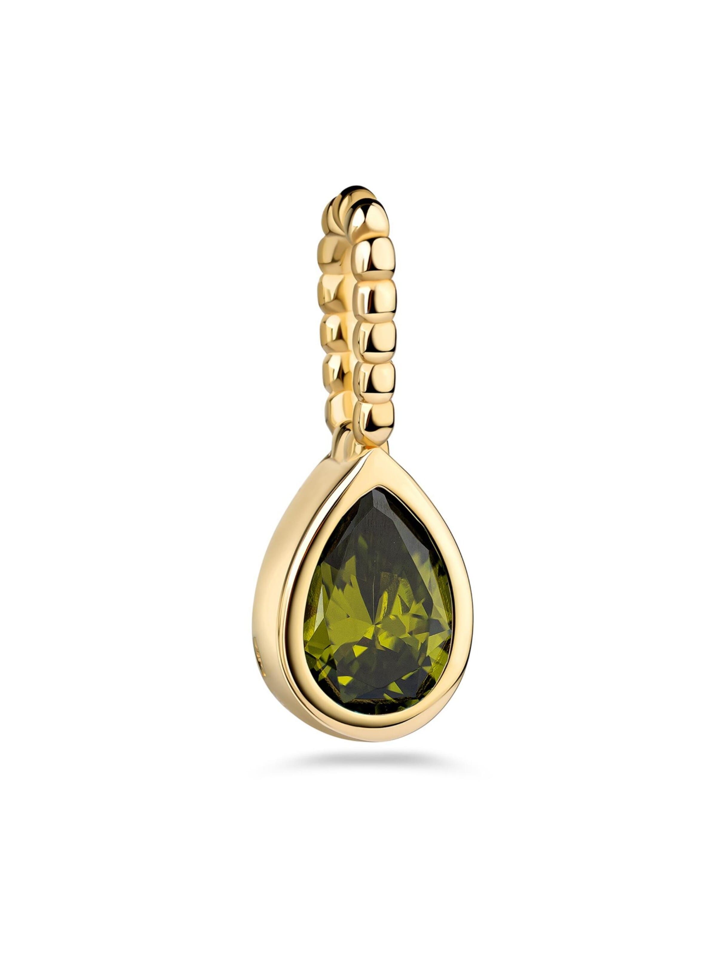 Pendentif 'DROP' Kamiko en vert : devant